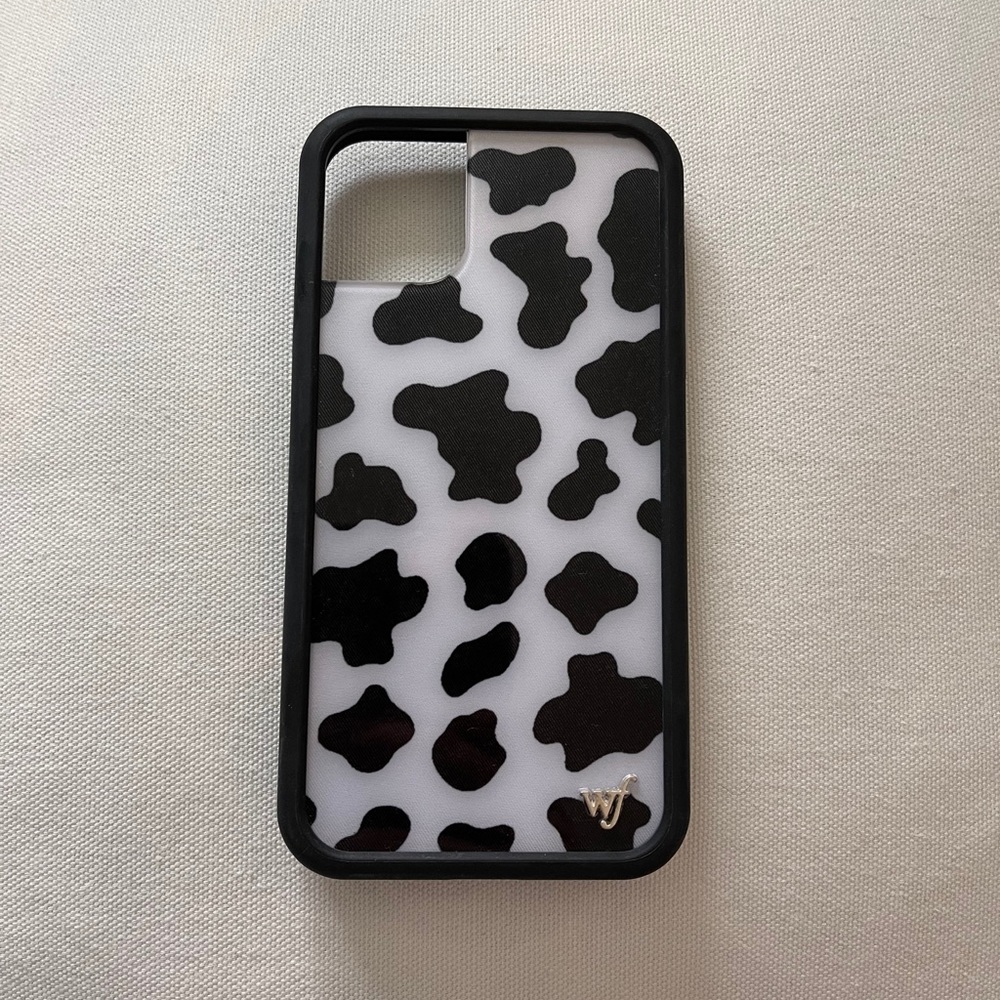 Wildflower Cow Print iPhone 11 case